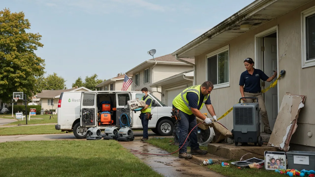Water Damage Restoration in Fults, IL near me